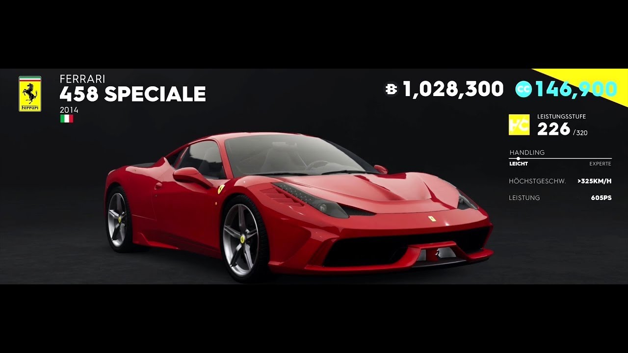 The Crew 2 - Ferrari 458 Speciale 2014 [605 Hp] [First Drive & Test]  [Hypercar] - Youtube