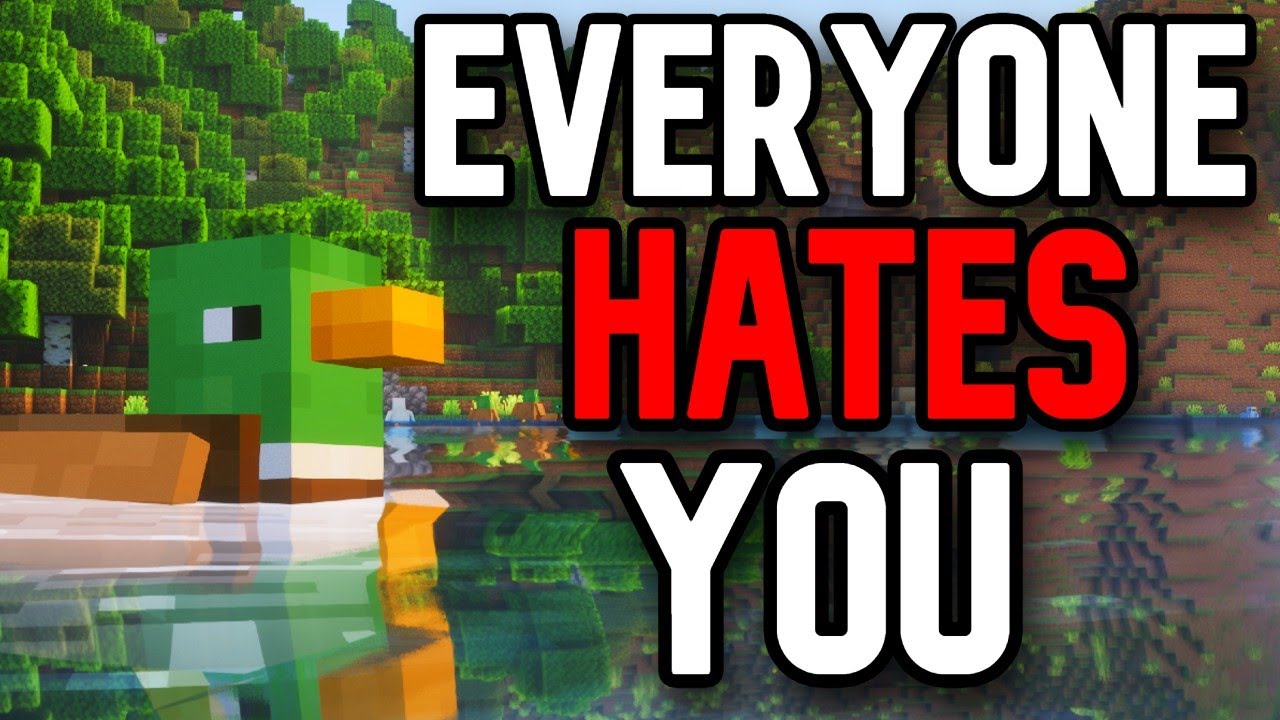 люди тебя не любят.