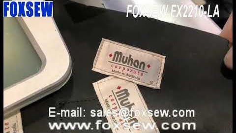 Automatic Label Attaching Sewing Machine