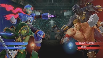 MARVEL VS. CAPCOM: INFINITE Megaman X Alt.,Gamora Alt. In Classic Arcade Mode