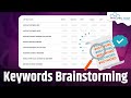 How to Brainstorm SEO Keywords for Your Website? - New Keywords Ideas 🔥