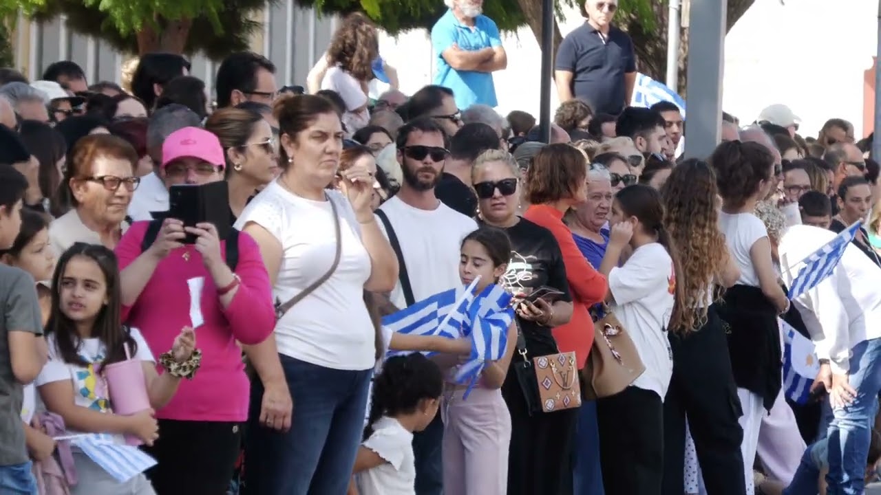 Η παρέλαση στην Πάφο για την επέτειο του ΟΧΙ