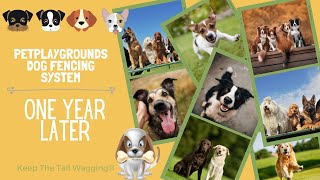 Petplaygrounds Dog Fencing System - Before, After Install, And 1 Year Later