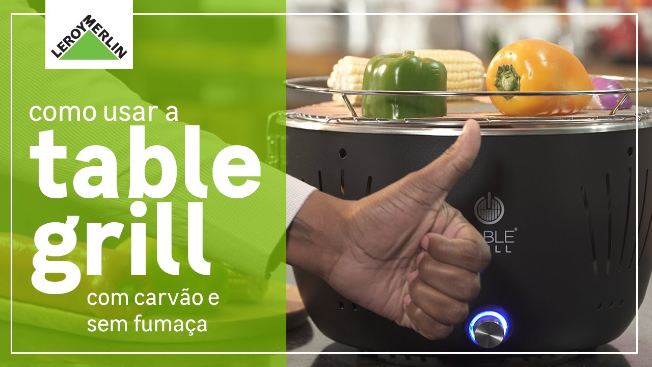 Como usar Table Grill, a churrasqueira portátil que não faz fumaça I ...