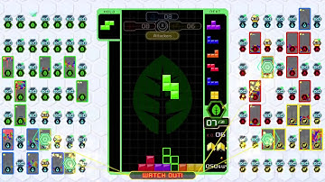 the tetris line clear sent 12 lines in tetris 99 teams!!!