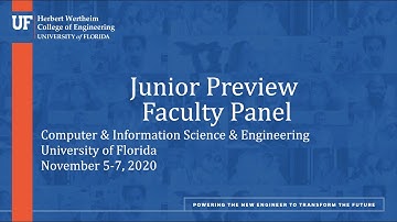 UF CISE Ph.D. Information Session: Faculty Panel