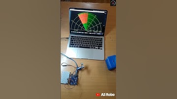 Diy radar with ultrasonic sensor simple Arduino projects #shorts #science #technology #trending #exp