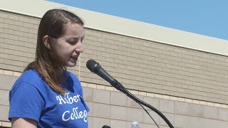 Hilbert students protest, petition for changes on campus