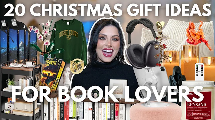 bookish gift guide 2025🎄🎁📖 | 20 Christmas gift ideas for book lovers🎄