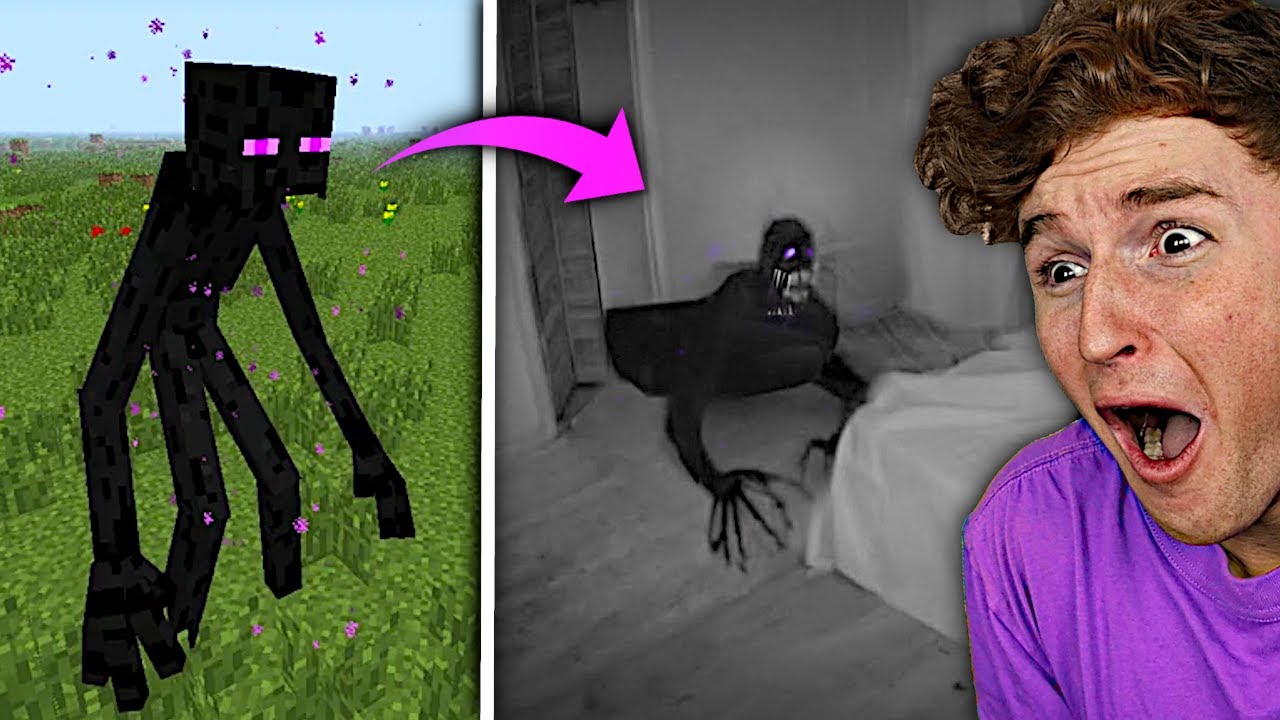 Real life enderman and creeper  Minecraft real life, Minecraft art,  Minecraft pictures