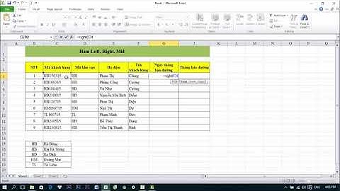 Bài 11. Hàm Left, Right và Mid | Luyện Excel từ cơ bản đến nâng cao