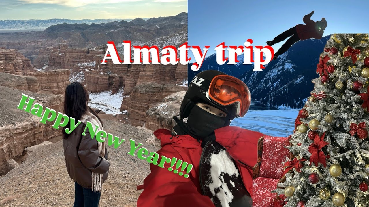 VLOG | Соло трип в Алматы | Новый год | Кайынды |Чарынский каньон|Кольсай