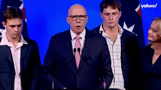 Federal Election 2025: Peter Dutton accepts full responsibility for defeat | Yahoo Australia