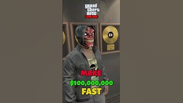 How to Get $100M Fast in GTA Online (The Ultimate Grind) #gtaonline #gta5 #shortvideo