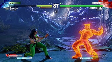 SFV~ Laura (xWOLFKRONEx) vs. Guile (Kreymore) HD 5