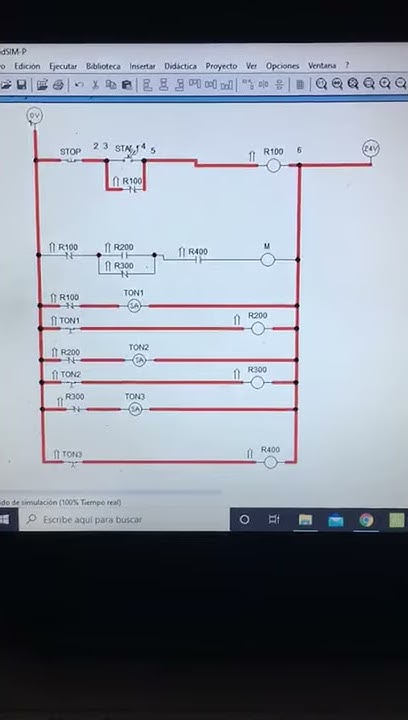 Diagrama tipo escalera - YouTube
