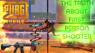 NOBODY PLAYING FIRST PERSON SHOOTERS ANYMORE ON PUBG MOBILE?