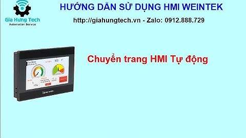 HMI Weintek | Tự động chuyển trang màn hình
