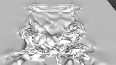 Hybrid RANS/LES Cavity Flow