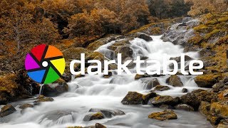 Edit a WATERFALL photo in darktable screenshot 1