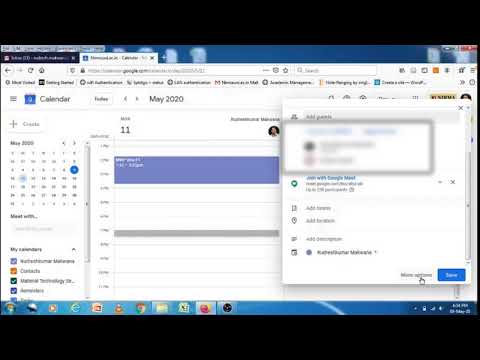 Video How to schedule google meet (and multiple meeting on... - youtube