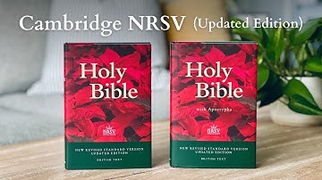 Unboxing the All-New NRSVue Bibles from Cambridge (with and without Apocrypha)