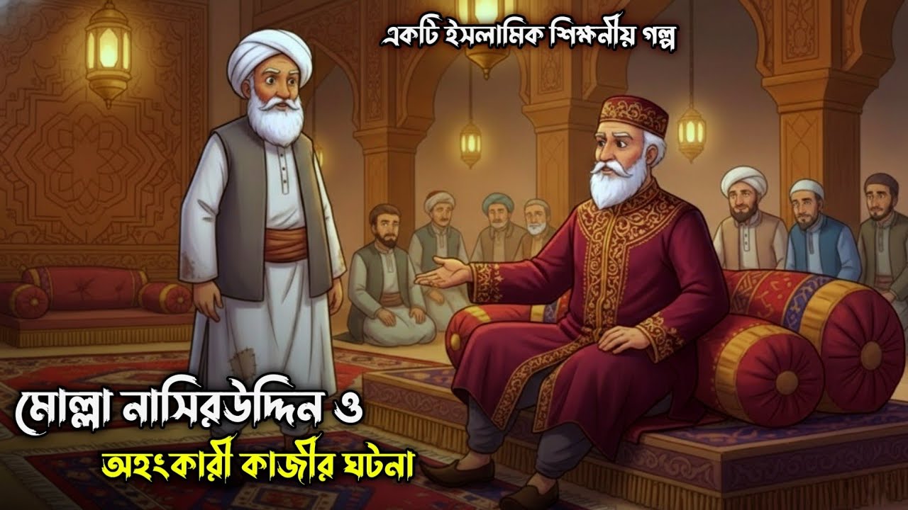 মোল্লা নাসিরউদ্দিন ও অহংকারী কাজীর ঘটনা | ইসলামিক শিক্ষনীয় ঘটনা | Bismillah Voice