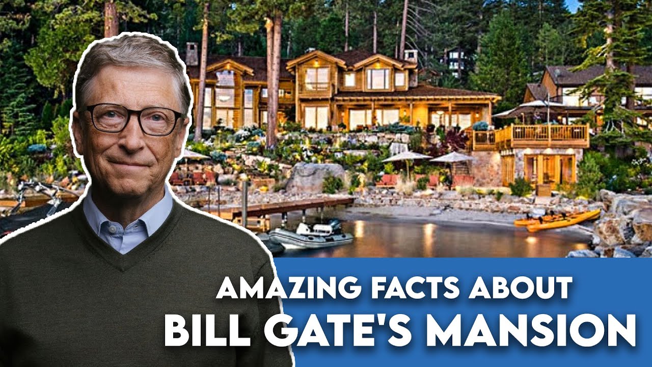 bill gates house aquarium