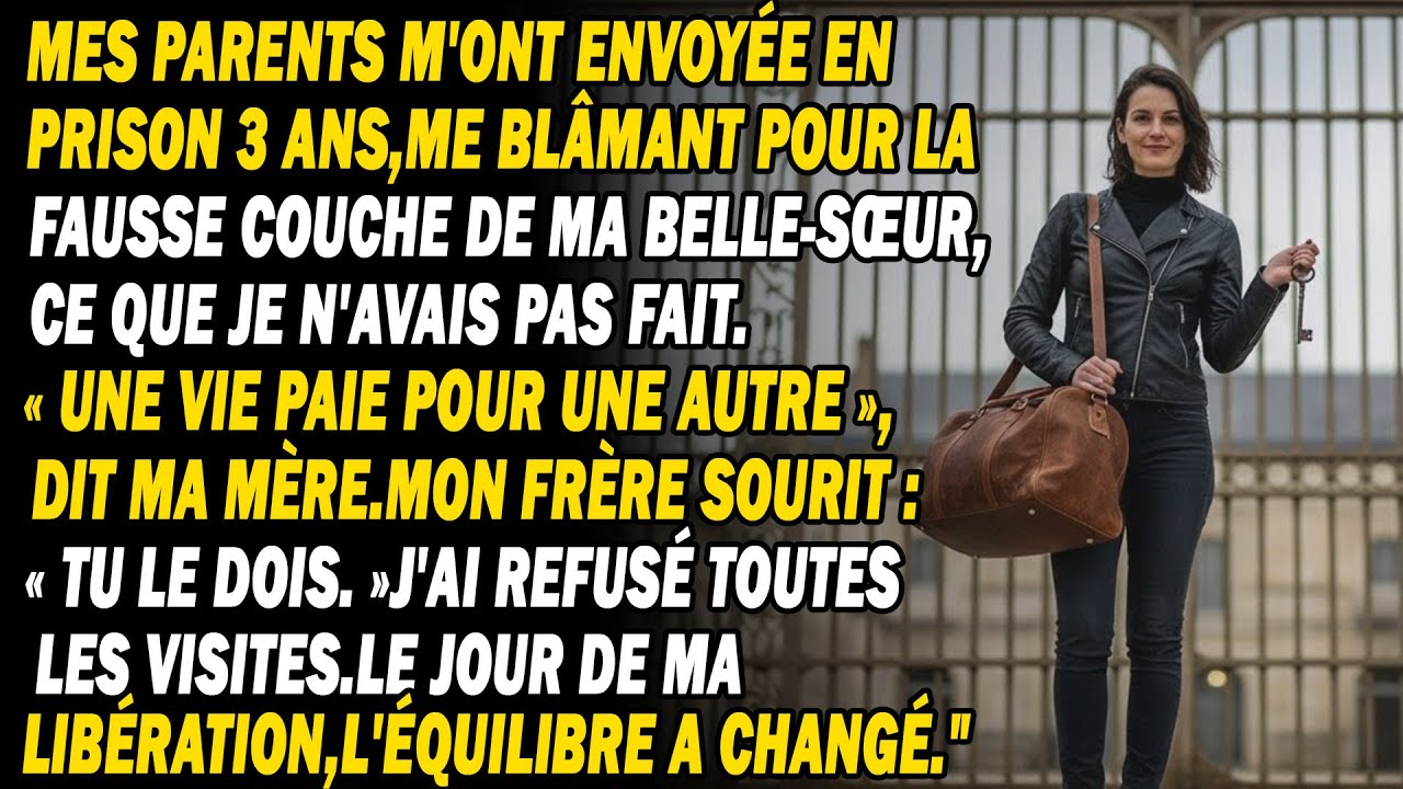 Mes Parents M'ont Envoyée En Prison Pour Quelque Chose Que Je N'ai Jamais Fait. Le Jour De Ma Libér😡