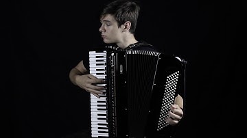 Bach: Three-Part Invention No.6 E-dur. Accordion.
