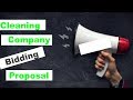 Creating a Strong Cleaning Company Bidding Proposal