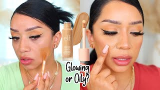 NEW ELF HALO GLOW LIQUID FILTER  | *watch this if you have oily skin*