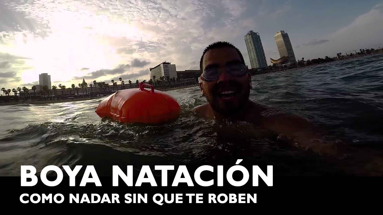 Boya de natación - Review - Como evitar que te roben en la playa.