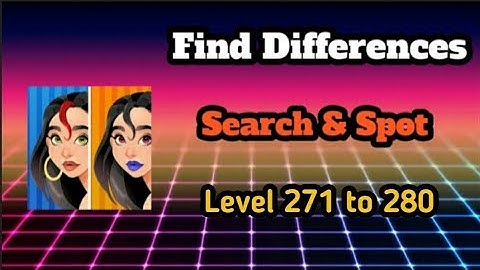 Find differences search & spot Level 271 to 280 || Ds gaming club