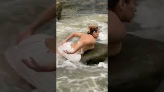 Bathing In River 😲