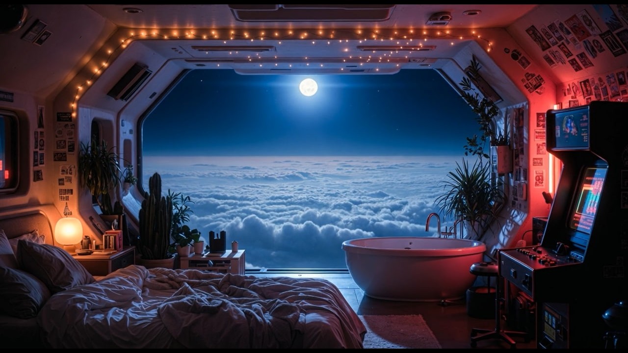 Midnight Above the World | Dreamlike Fantasy Soundscape for Deep Rest