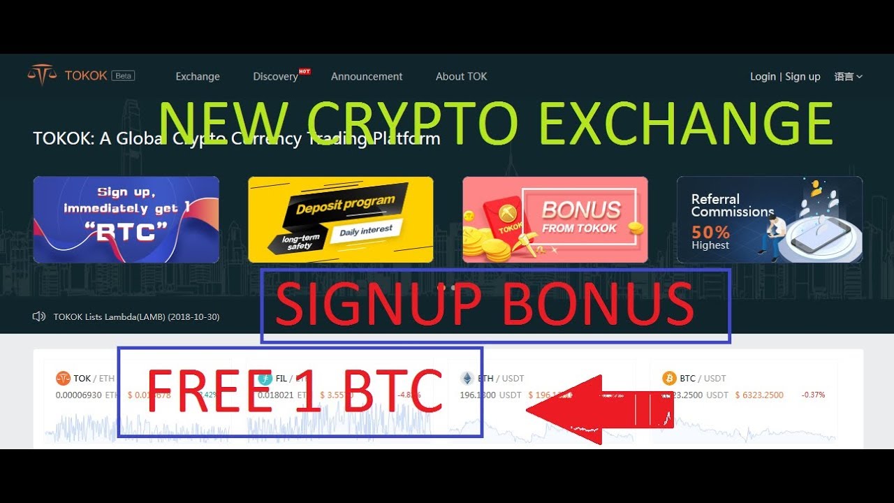 best crypto signup bonus