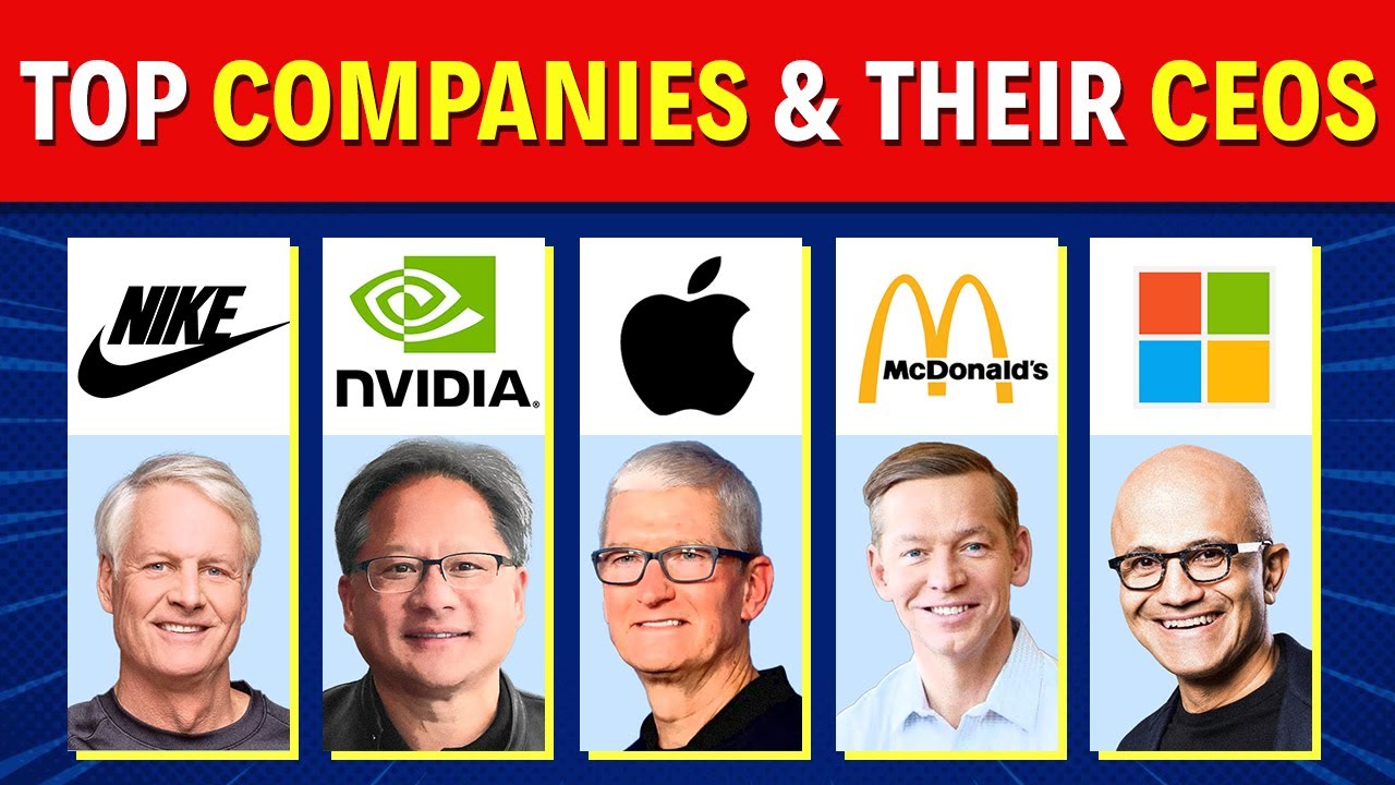 Top 50 Companies According to Market Valuation and Their CEOs 2024