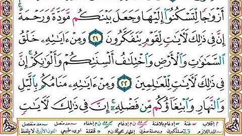 سورة الروم مجودة بصوت الشيخ محمد محمود الطبلاوى