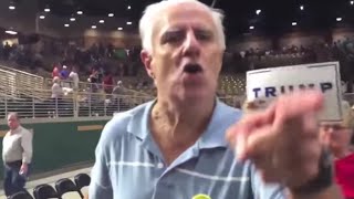 Trump Supporter Freaks Out At Media In this Majority Report clip, a Trump supporter stops by what appears to be the media area of a Trump rally in Kissimmee, Florida, to scream at the press and call ..., From YouTubeVideos