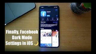 Finally, Facebook Dark Mode Settings in iOS 🌙 screenshot 1