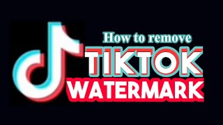 HOW TO SAVE TIKTOK VIDEOS WITHOUT WATERMARK/ #short #tutorial #howtosavetiktokvideowithoutwatermark