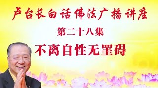 卢台长【不离自性无罣碍】 卢军宏台长白话佛法广播讲座 第二十八集 卢台长【不离自性无罣碍】 卢军宏台长白话佛法广播讲座 第二十八集