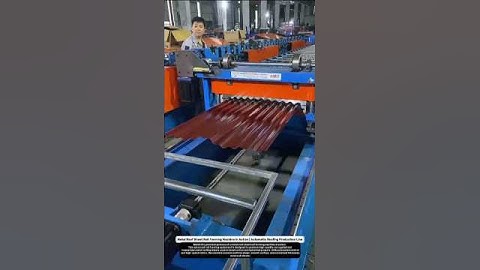 Metal Roof Sheet Roll Forming Machine in Action | Automatic Roofing Production Line