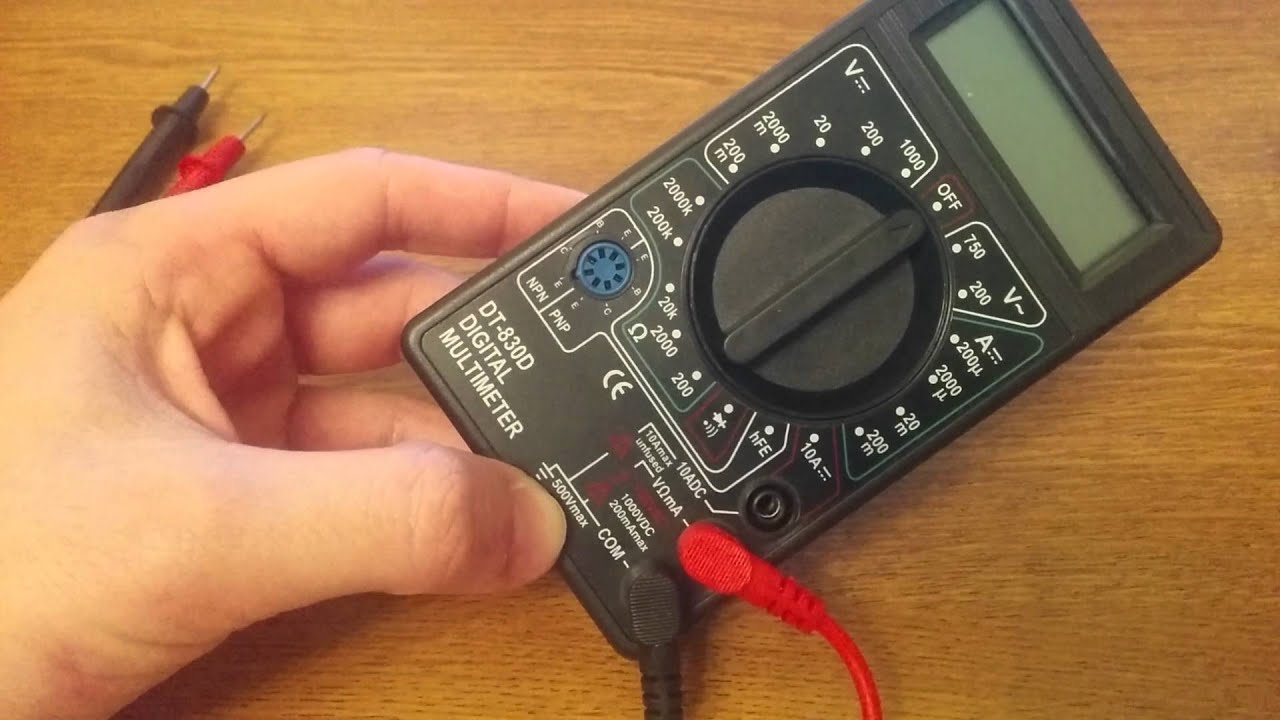 DT-830D DIGITAL MULTIMETER - посылка из Китая - YouTube
