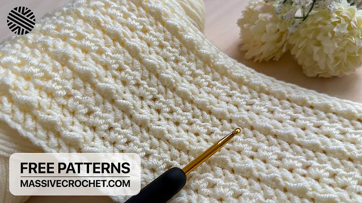 VERY EASY & UNUSUAL Crochet Pattern for Beginners! 👌 Crochet Stitch for Baby Blanket, Bag & Scarf