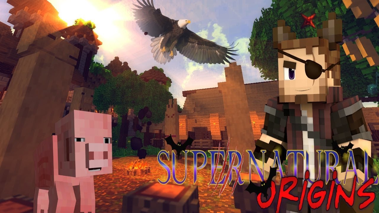 minecraft vampire hunter NEW PACK MEMBERS & WOLF ANCESTORS - Minecraft Supernatural Origins #4 (Werewolf Modded Roleplay)
