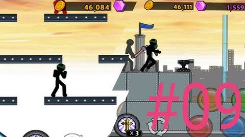 Anger of Stick 5 : Zombie - Gameplay Walkthrough Part 9 - Jump And Defence Mode Gameplay