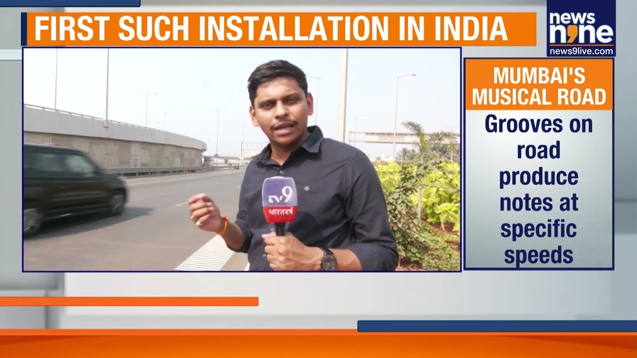 Mumbai Gets India’s First Musical Road on Coastal Route | ‘Jai Ho’ Tune Plays | News9