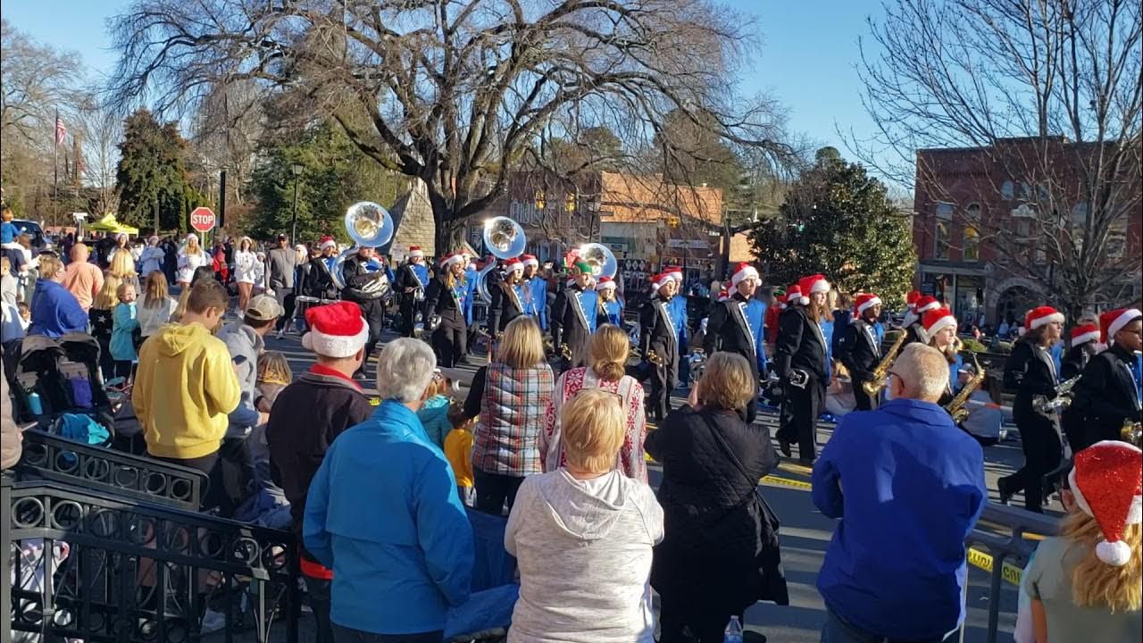 12/12/2021 MRHS Marching Band at the Waxhaw Christmas Parade YouTube